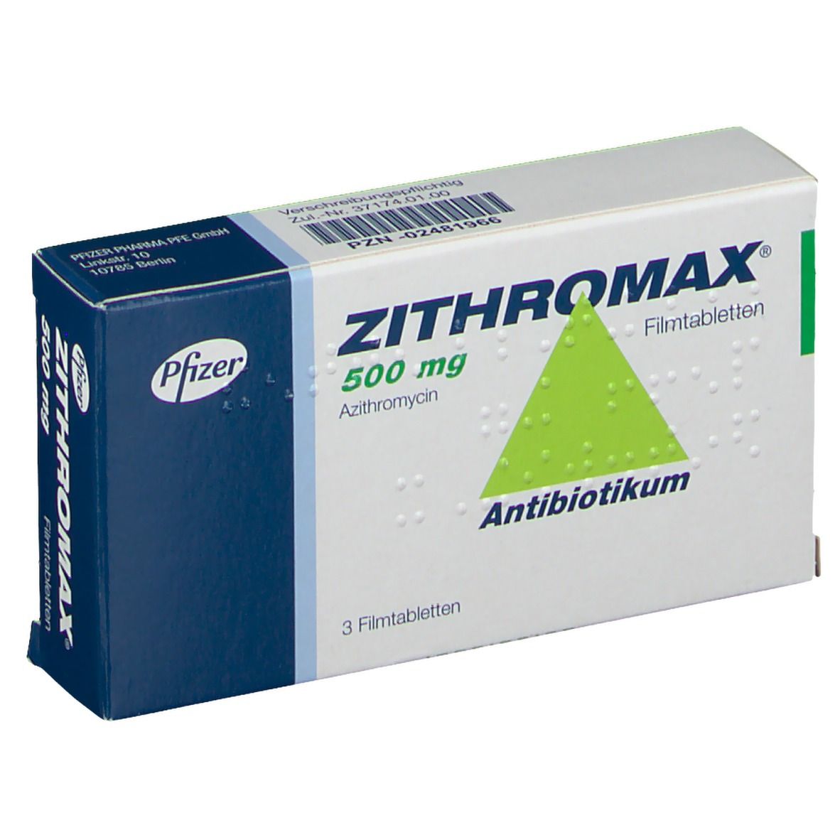 Azitromycine Zithromax 500Mg kopen