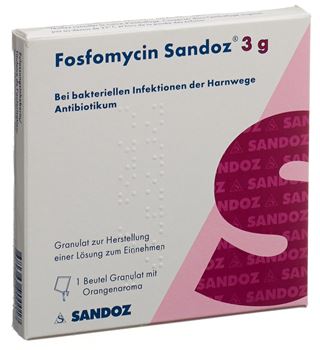 Fosfomycine sandoz 3000 mg kopen zonder recept